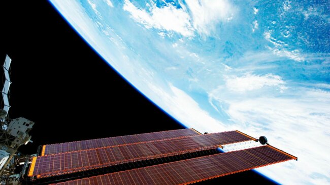 solar panel spaceflight